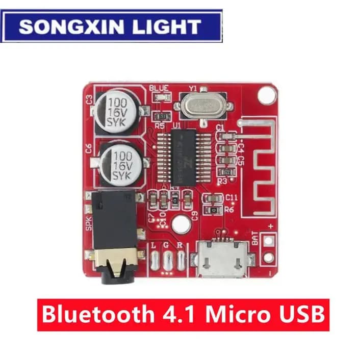 Carte amplificateur audio Bluetooth avec module de charge 4.1 BT5.0 Pro XY-WRBT, récepteur MP3, déco