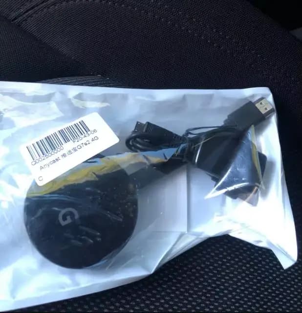 Chromecast Google Wireless WiFi mirascreen Dongle d'affichage HD compatible HDMI, streaming multiméd