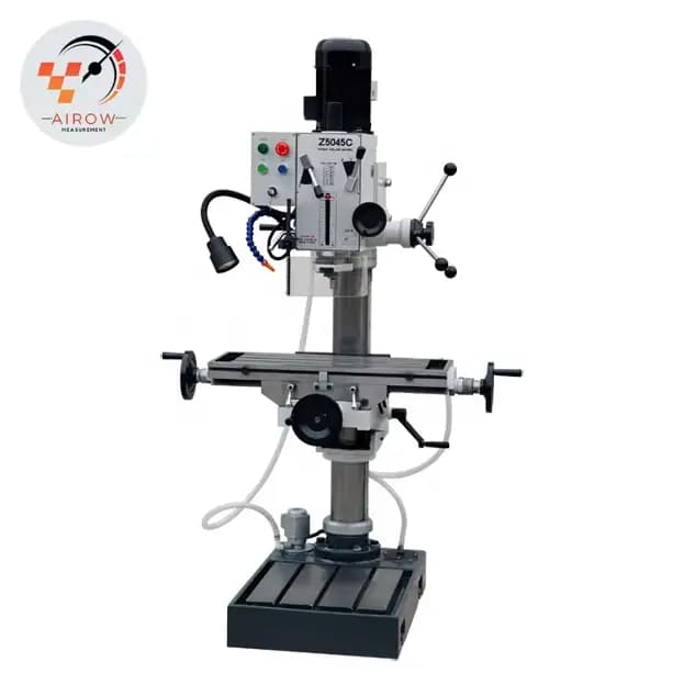 Perceuse verticale à colonne métallique Airow Z5032C/1 pour forage radial, perçage et fraisage manue