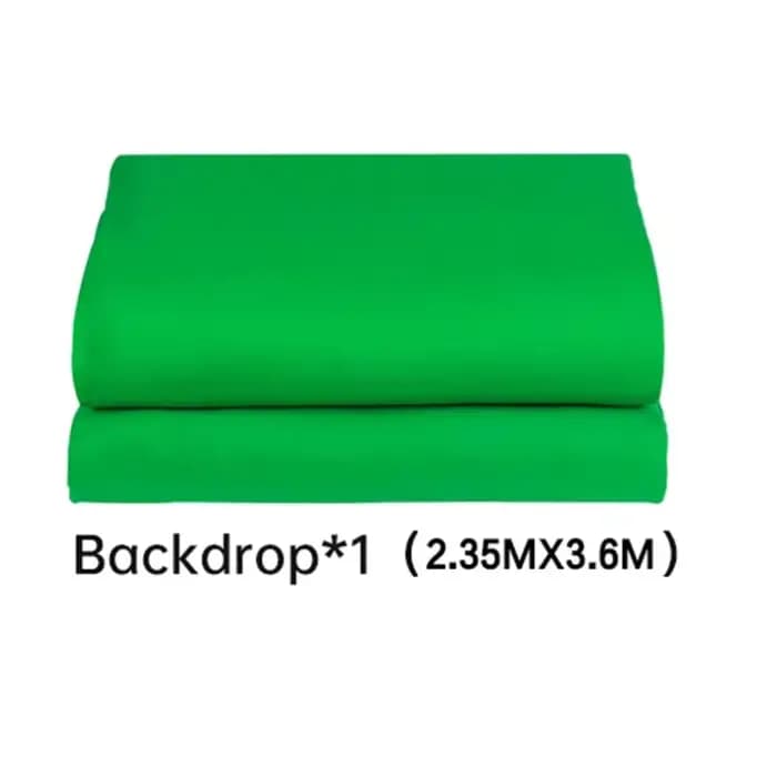 SH-Écran vert graphite x 4m, repliable, clé Dnoma, toile de fond déformable, tissu à degrés, install