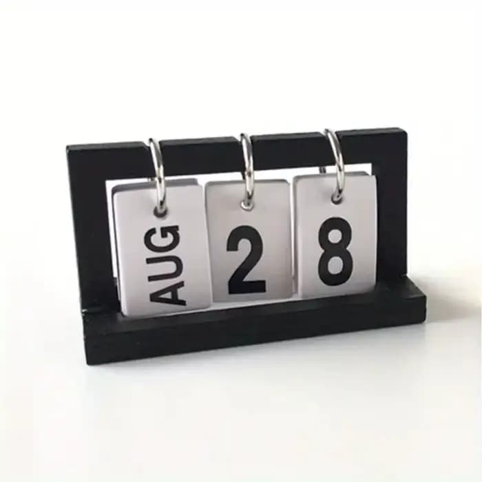 Mini calendrier de Simulation de chambre à coucher, modèle créatif, décoration de bureau, petits pou