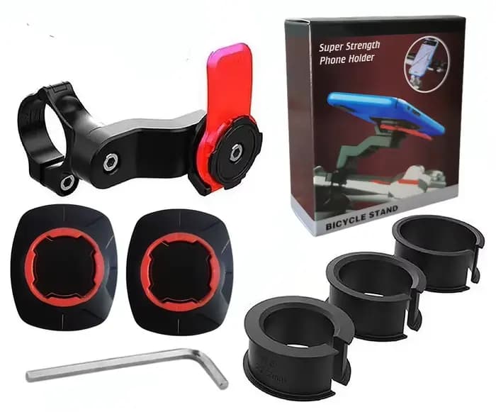 Support de téléphone pour vélo, support de téléphone pour moto, pince de fixation pour téléphone por
