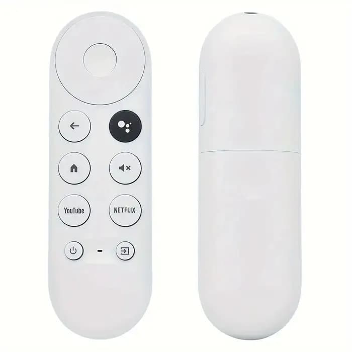 Google Chromecast 4K Snow Voice Télécommande uniquement Lecteur multimédia en streaming facile Téléc