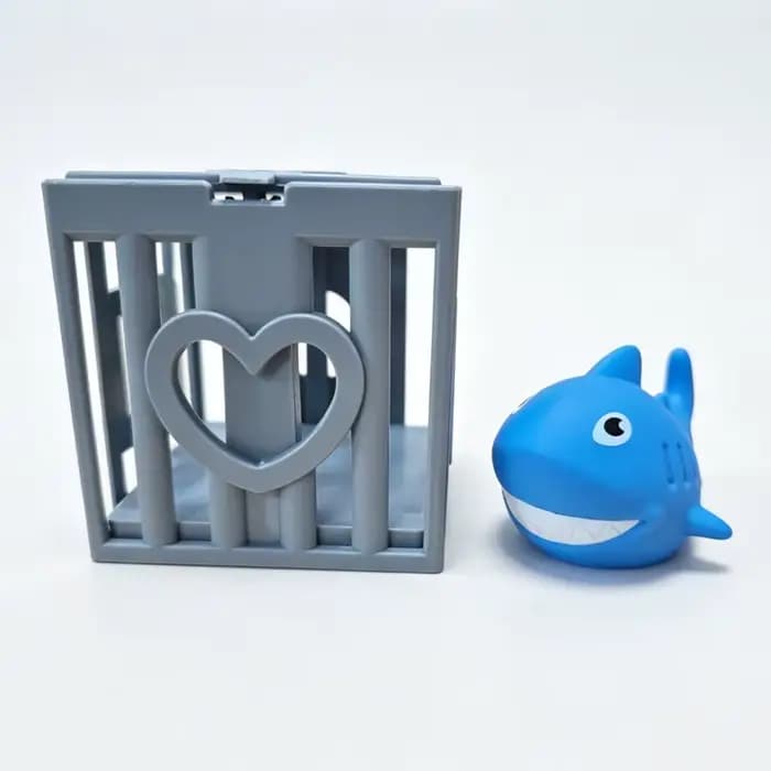 Jeu de plongée sous-marine pour enfants, ensemble de jouets mignons en forme de requin avec cage de 