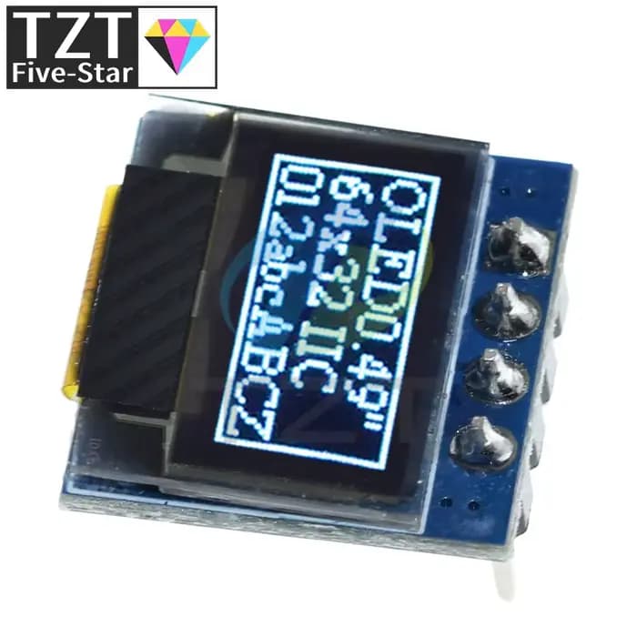 Module LCD d'affichage OLED blanc de 0.49 pouces, 1/3 pièces, écran 64x32 I2C IIC, Interface SSD1315