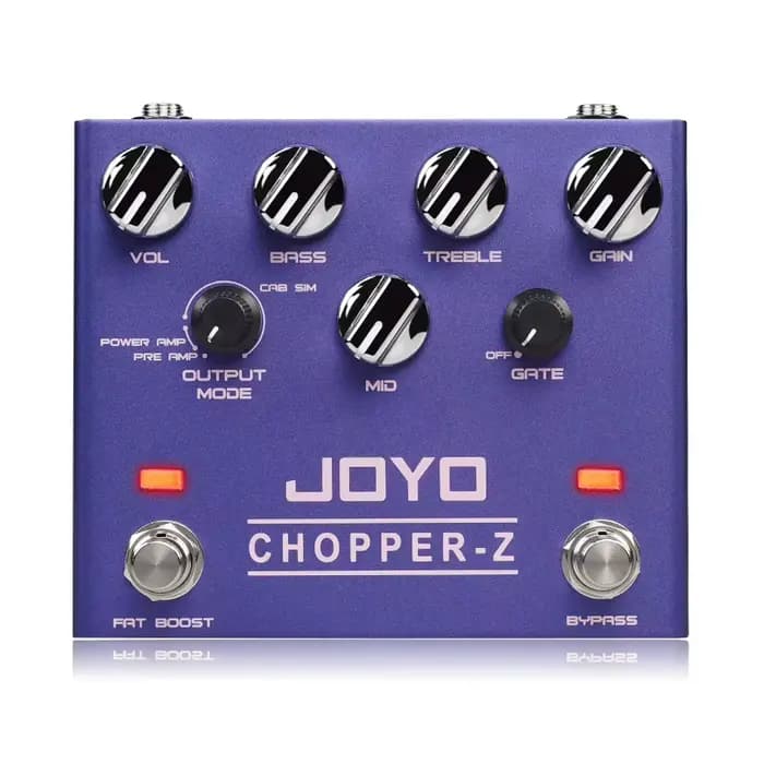 JOYO R-18 CHOPPER-Z pédale de distorsion pédale d'effet de guitare moderne en métal son bruit porte 