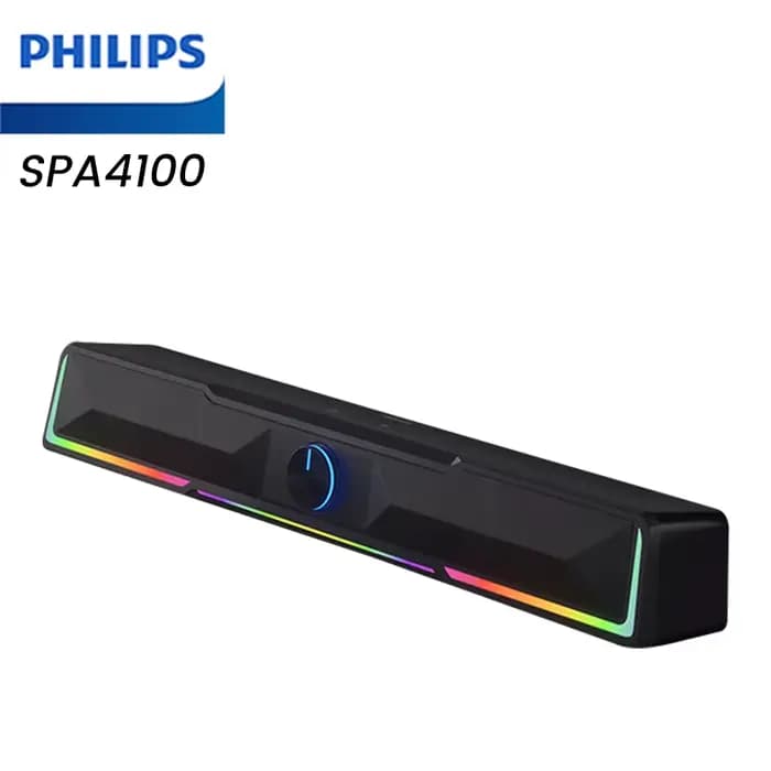 PHILIPS SPA4100 barre de son conception Simple unité de pilote 52mm environnement stéréo avec bandes