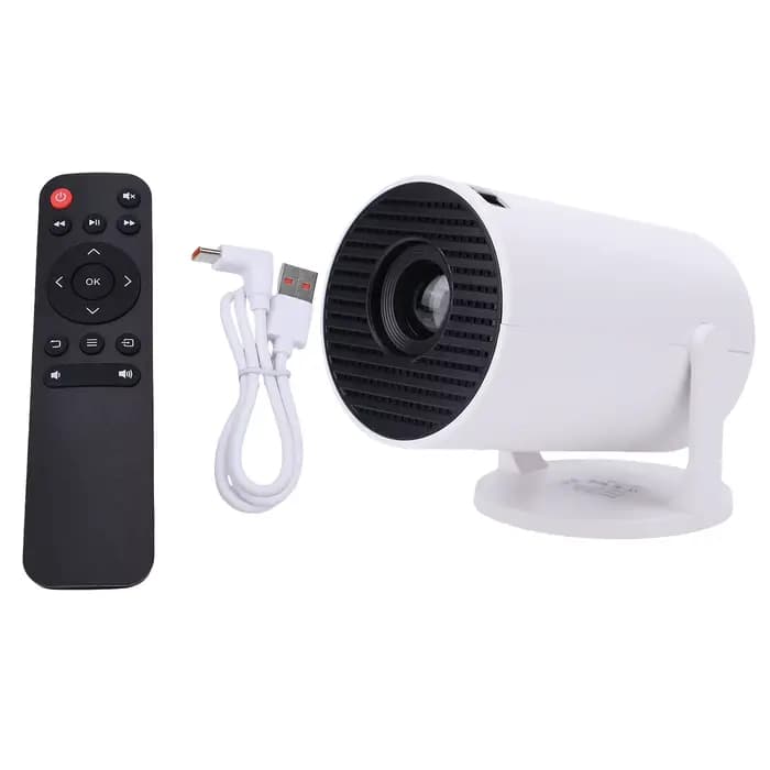 Projecteur portable, projecteur de cinéma maison, projecteur vidéo multi-ports, faible bruit, 240 ° 