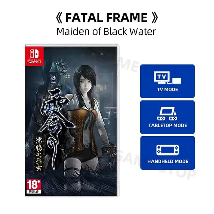 FATAL-Cartouche fongique pour jeux Nintendo Switch, Frapproche: Maiden of Black Water, édition Ian/J
