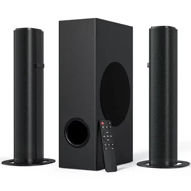 Barre de son puissante, système sonore pour Home cinéma, haut-parleur TV, caisson de basses avec tél