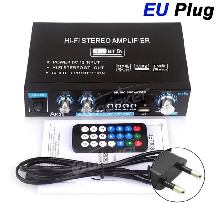 Woopker AK35/AK45/AK45 Pro/AK55 amplificateur numérique amplificateur de son Bluetooth 2 canaux HIFi