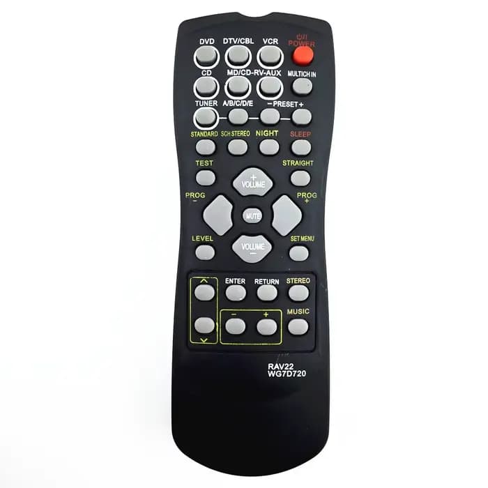 Télécommande pour Yamaha CD DVD RAV22 WG70720 Home Cinéma Amplificateur RX-V350 RX-V357 RX-V359 RX-V