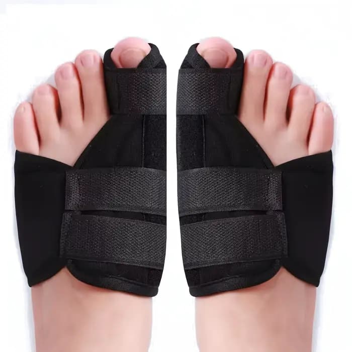 1 paire de séparateurs stabilisateurs réglables pour le gros orteil, support pour les pieds jour et 
