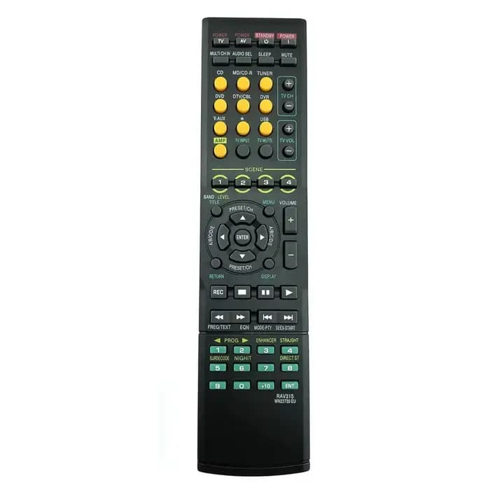 Nouveau Remplacement Télécommande RAV315 pour YAMAHA Home Audio AV Récepteur Télécommande YHT380 WJ4