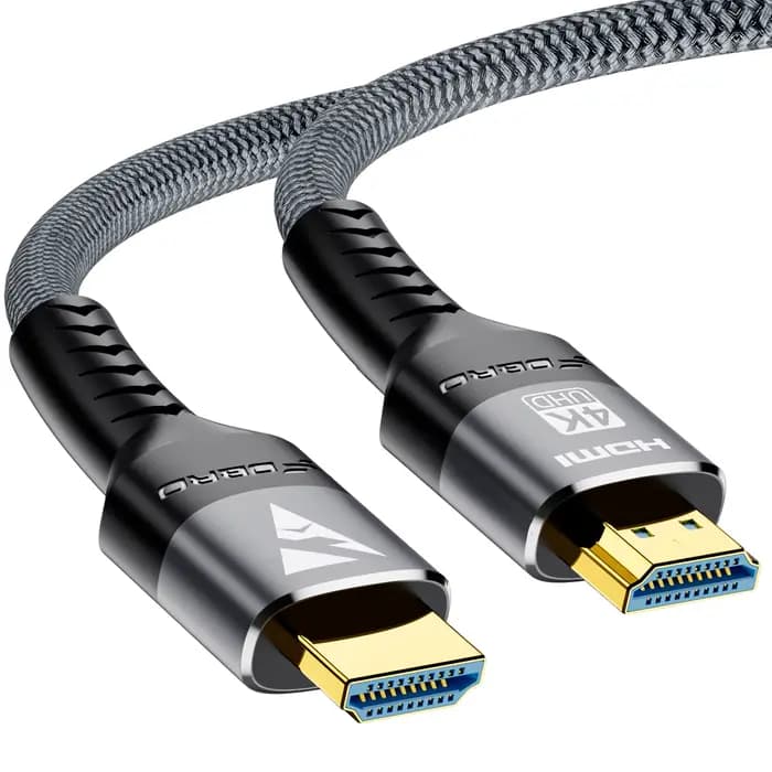 Câble HDMI 8K 2.1 48Gbps cordon tressé HDMI haute vitesse-4K @ 120Hz 8K @ 60Hz, DTS:X, HDCP 2.2 et 2