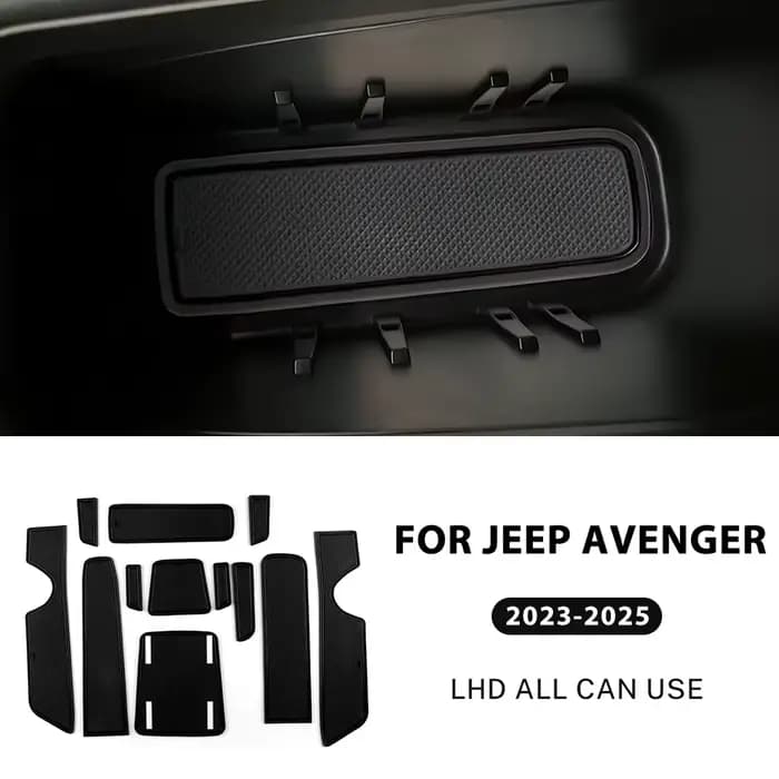 Tapis de fente antidérapant en Silicone pour Jeep Avenger automatique 2023 2024 2025 2026, tapis de 