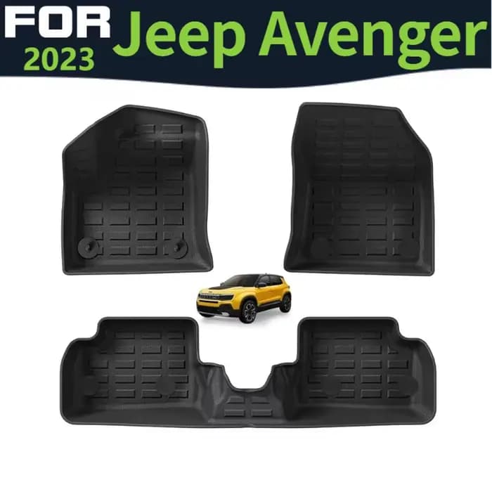 Tapis de sol pour Jeep Avenger 2023 TPE, accessoires toutes saisons, Protection étanche