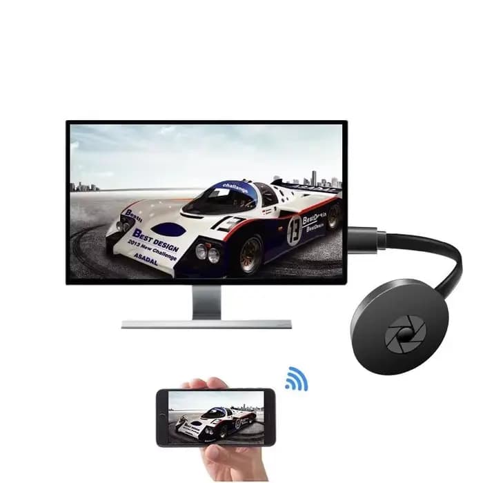 Projecteur d'écran sans fil HDMI, diffusion en direct, partage d'écran, adapté pour Android, iPhone,