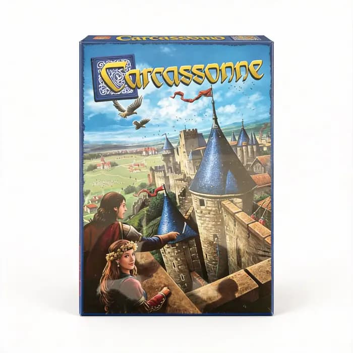 Carcassonne (édition anglaise) - Jeu de société stratégique médiéval pour les soirées de jeux en fam