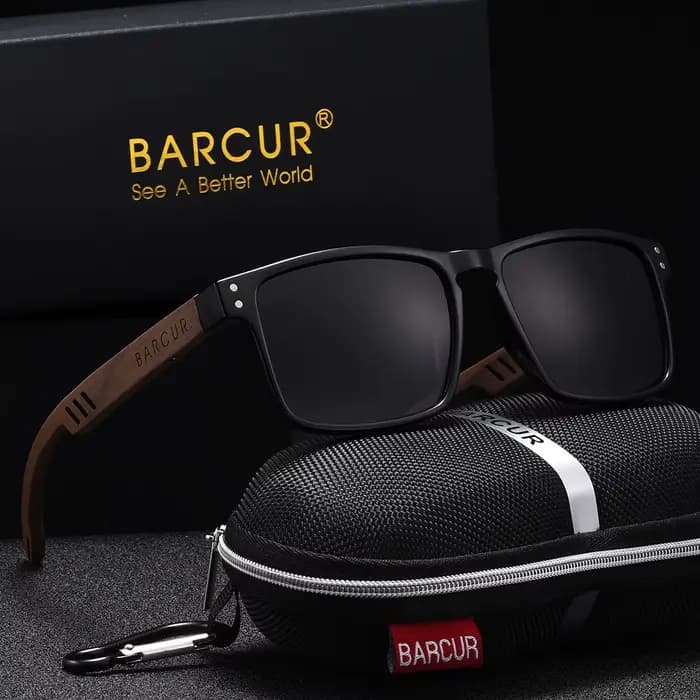 BARCUR Lunettes de soleil de style professionnel simples et confortables, classiques et polyvalentes