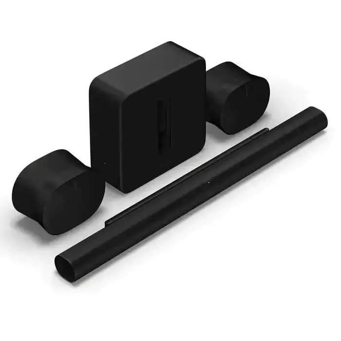 OFFRE PROMO Sonos Arc Ultar Soundbar, Sub 4 Subwoofer sans fil et kit 2 enceintes Era 300 noir