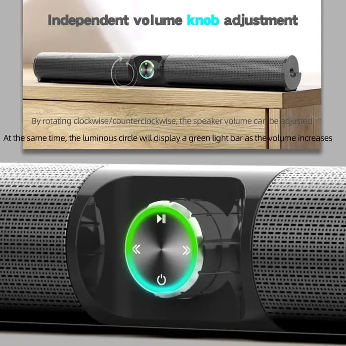 55 100W barre de son TV haut-parleurs Bluetooth sans fil Portable HomeTheater Surround Boombox Radio FM prend en charge