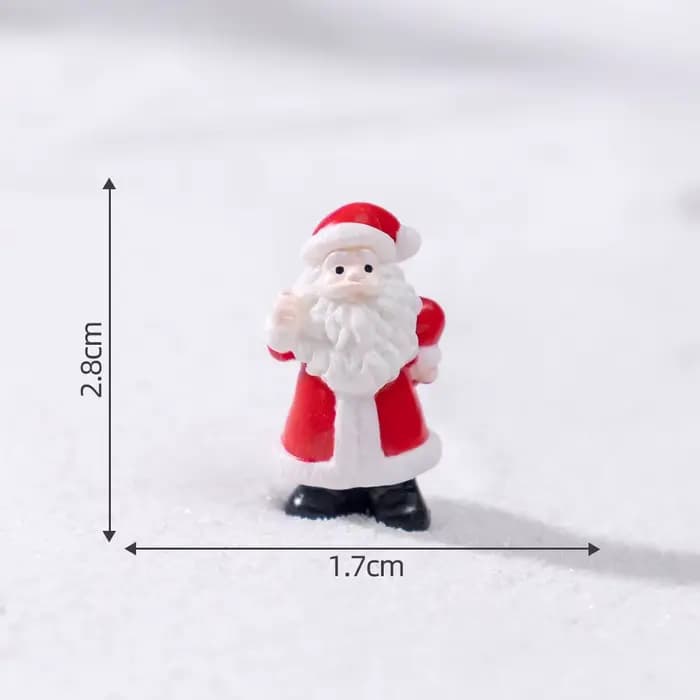 Mini décorations de noël pour la maison, père noël, bonhomme de neige, arbre de noël, renne, poupée, ornements, décoration de maison, cadeaux du nouvel an pour enfants