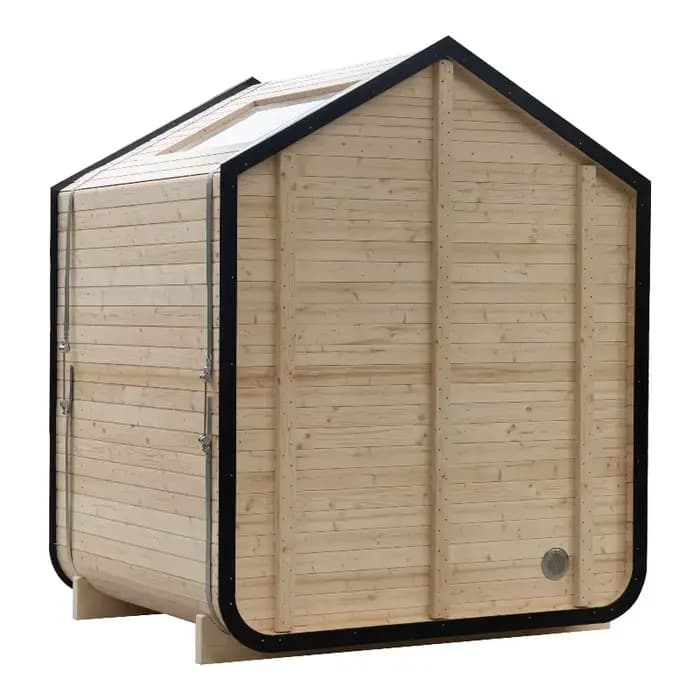 Sauna en bois massif personnalisé pour 4 personnes, sauna extérieur, sauna intérieur, cabane en dôme extérieure, tente en bois