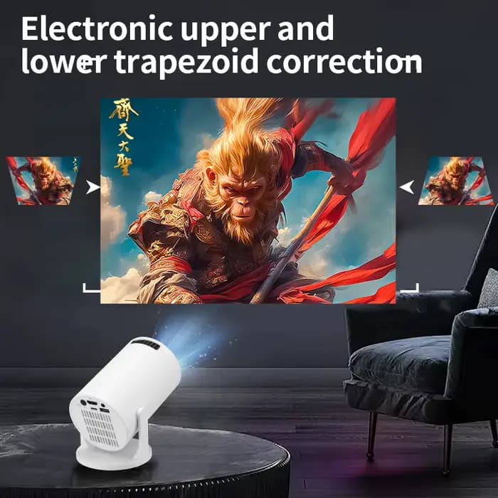 Nouveau projecteur HY300 2026 avec WiFi6 et BT5.0
