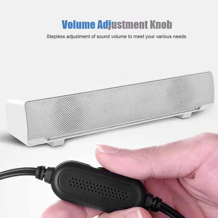 Barre de son stéréo filaire USB avec son surround basse fréquence