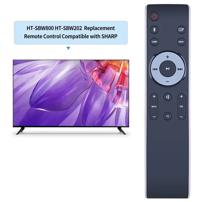 Nouvelle télécommande pour barre de son Sharp 5.1.2 HT-SBW800 HT-SBW202 HT-SBW110 HT-SBW182 HT-SBW460
