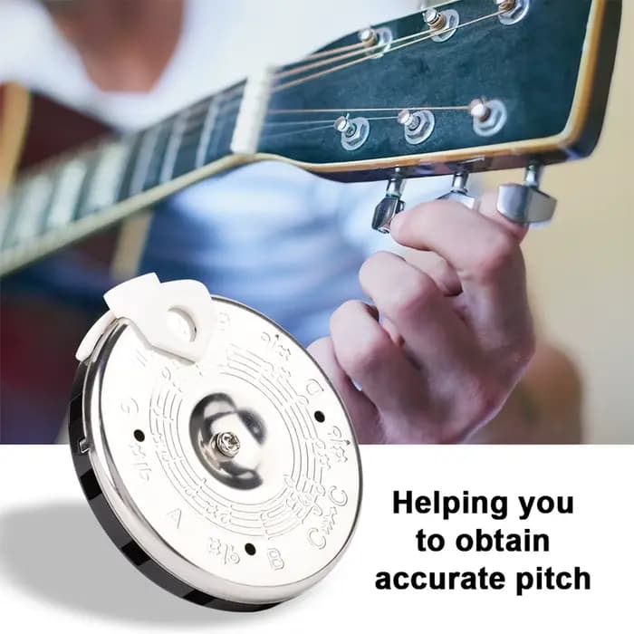 Accordeur chromatique sensible 13 pôles C-C avec étui, accessoire d'instrument, accordoir chromatique C-C