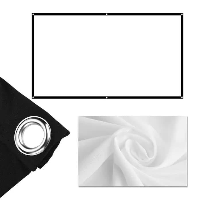 100 ''écran de projecteur 84-100 pouces 16:9 HD