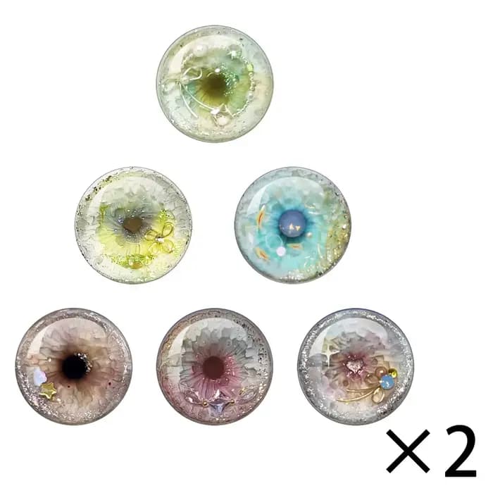Yeux de poupée Blythe 10mm-40mm, yeux BJD, yeux en verre ronds en forme de dôme pour poupées BJD, accessoires de bricolage, bijoux