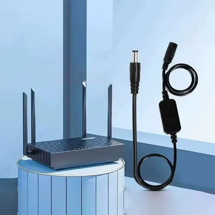 Réinitialiseur de routeur WiFi avec minuterie 24H, câble de 60 cm, DC 5V 15V, arrêt automatique pour un réseau Internet stable à domicile ou au bureau