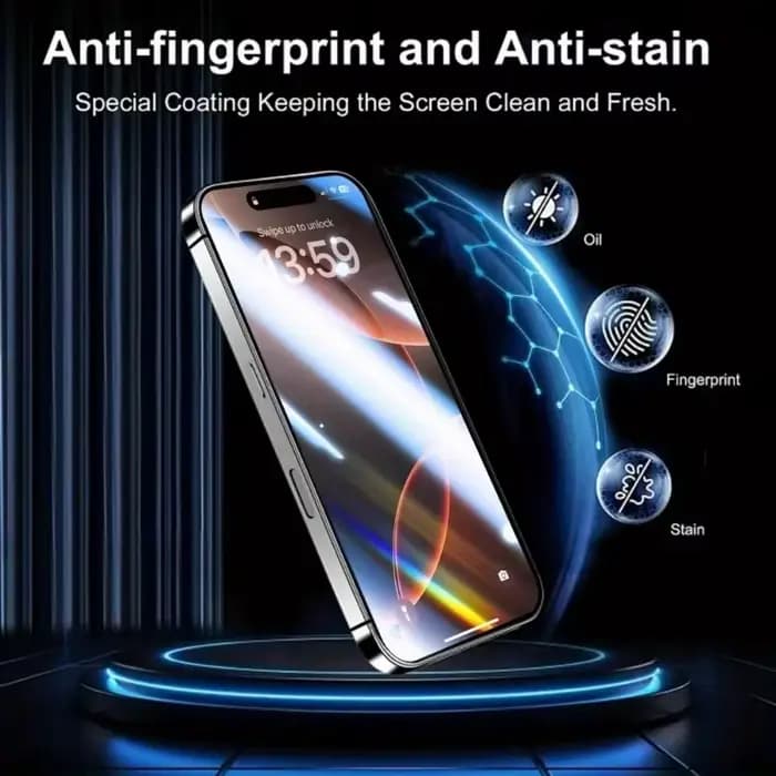 Protection d'écran en verre trempé pour iPhone 17 Pro Max, compatible avec iPhone 18 Pro Max, 17 Pro Max, 16, 15, 14, 13, 12, 11, XR, X, 16e, Air - Film protecteur