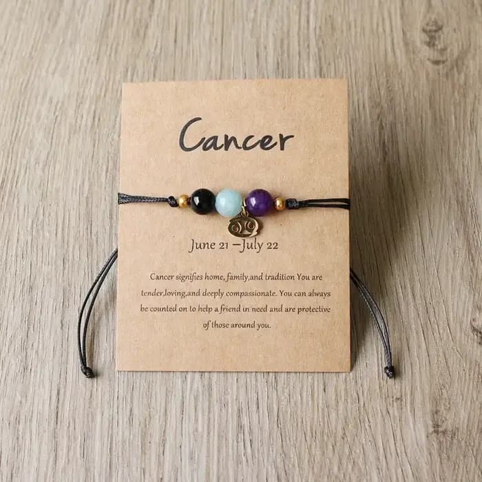 Bracelet du zodiaque pour femmes, bélier américain, taureau, Gemini, Cancer, lion, vierge, balance, scorpion, sagittaire, capricorne, verseau, poissons