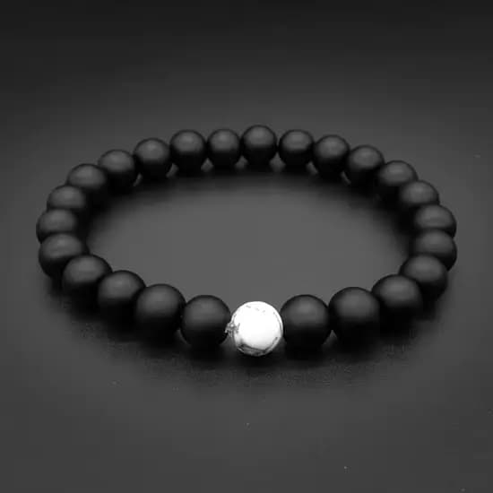 Bracelet en pierre fait à la main pour Couple, 8mm, bouddha, Bracelets pour femme