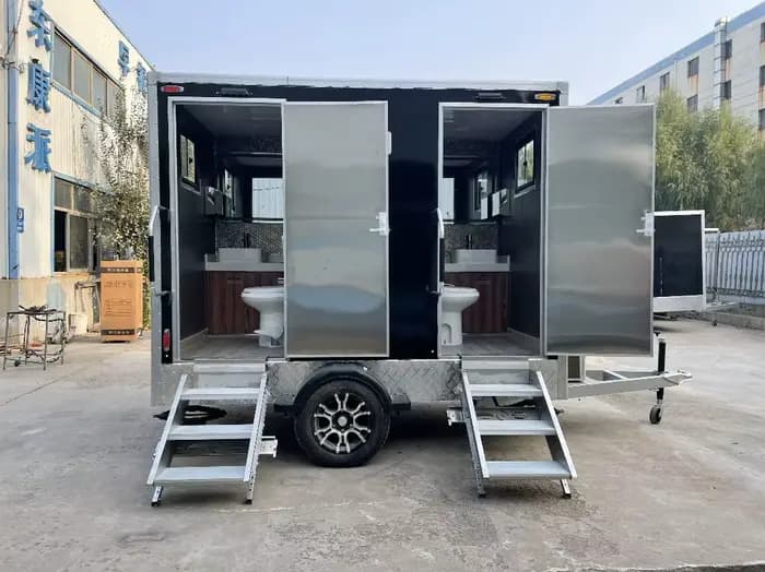 Toilettes mobiles portables de qualité supérieure pour événements extérieurs, camping, vente en Floride, personnalisables