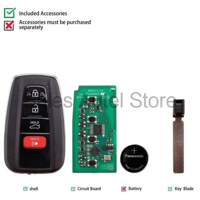 Appui principal à distance futé universel 8A 4D d'Autel IKEYTY003AL IKEYTY003BL IKEYTY004AL pour le type de Toyota