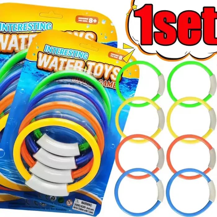 Anneaux de plongée coulants pour jeux aquatiques, jouets colorés, accessoires de natation, entraînement au développement des compétences de récupération sous-marine