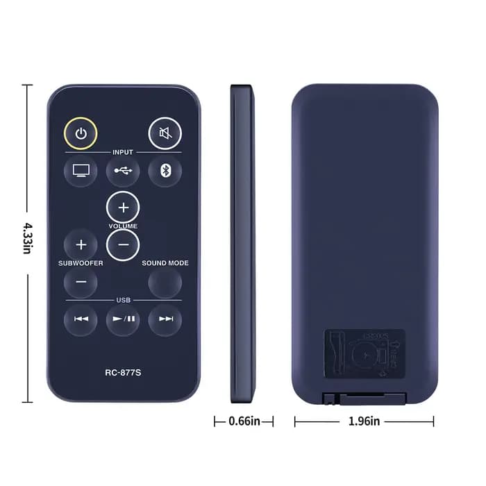 RC877S remplacer la télécommande adaptée à la barre de son Onkyo LB401 LS-B50 LS-T10