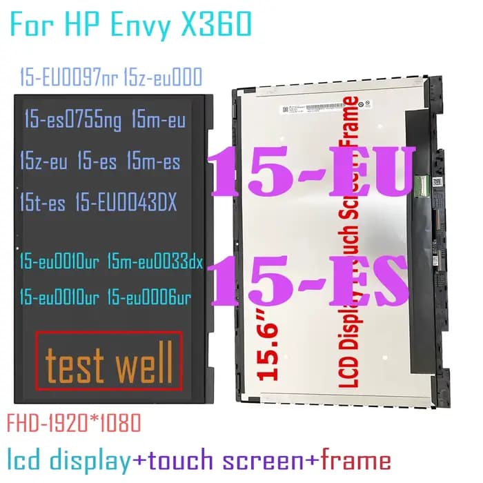 Ensemble écran tactile LCD, pour HP ENVY X360 15-EU 15-EU0097nr 15z-eu000 15-ES, 15.6