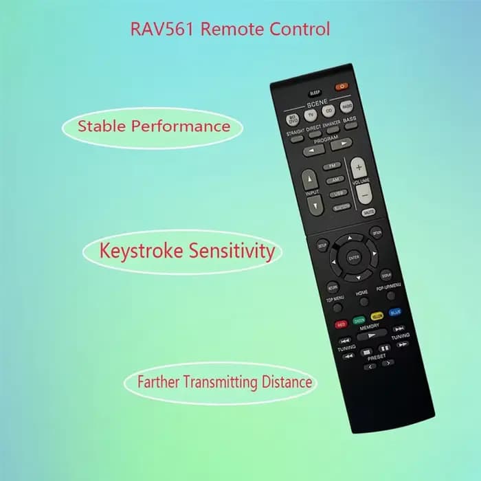 Télécommande B03B-RAV561 ZZ43210 pour récepteur de cinéma maison Yamaha HTR-3072 RX-V385 YHT-4950UBL RX-V381 RX-V383 HTR-3071 Durable