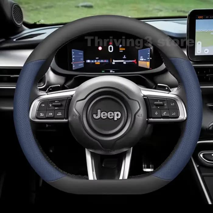 Housse de volant de voiture en cuir pour JEEP Avenger 4XE 2023-2026, accessoires intérieurs automobiles pour JEEP Avenger 2025