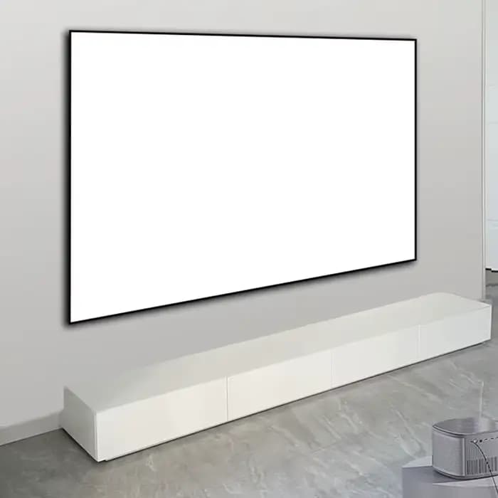 Écran de projection UHD blanc pour cinéma haut de gamme