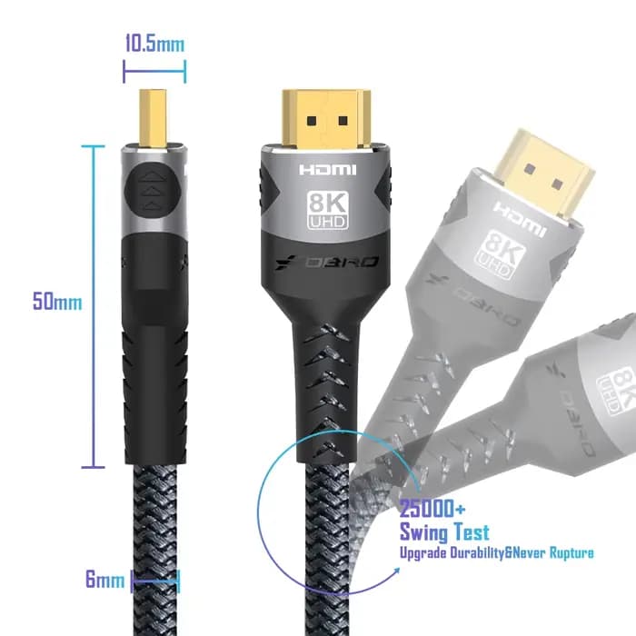 Câble compatible HDMI 8K