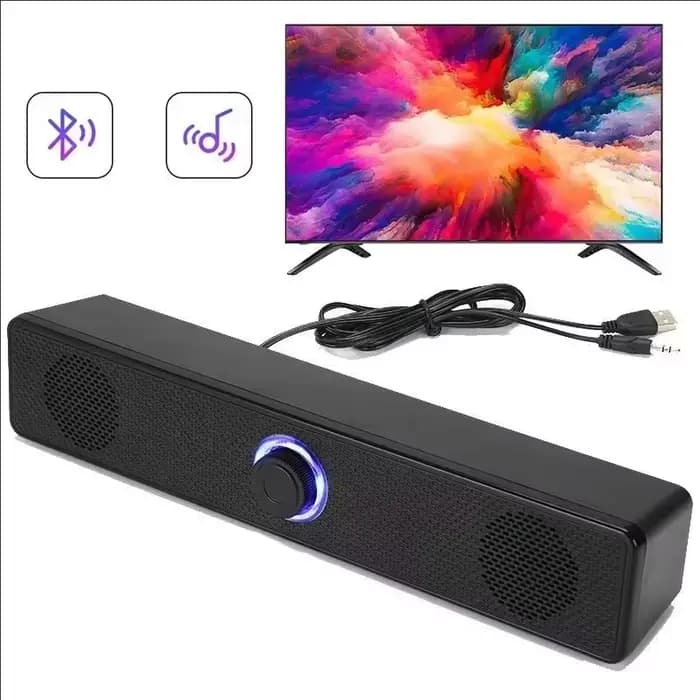 Barre de son pour PC, haut-parleur filaire et Bluetooth