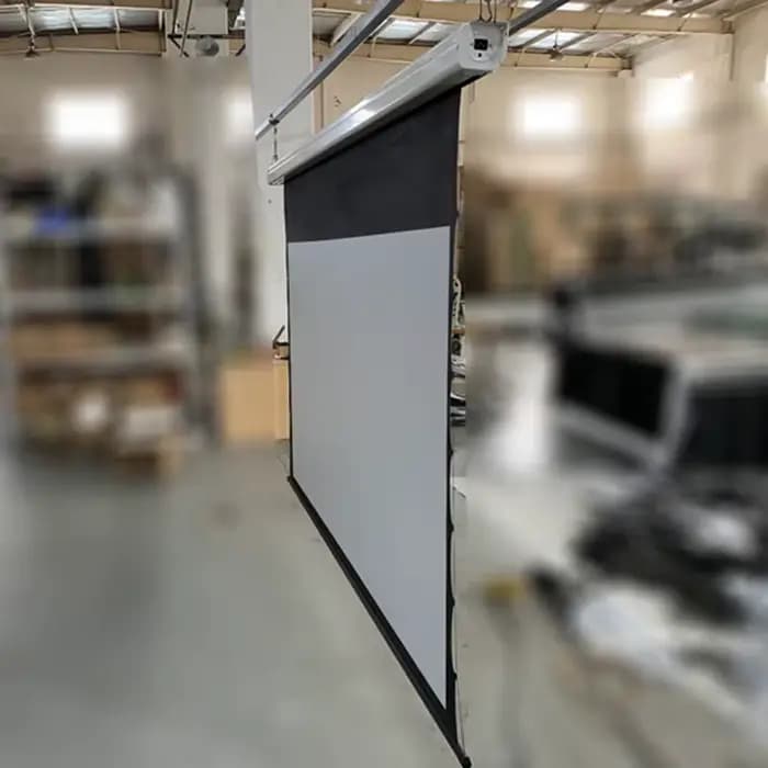 Écran de projecteur de Tension d'onglet ALR motorisé de haute qualité