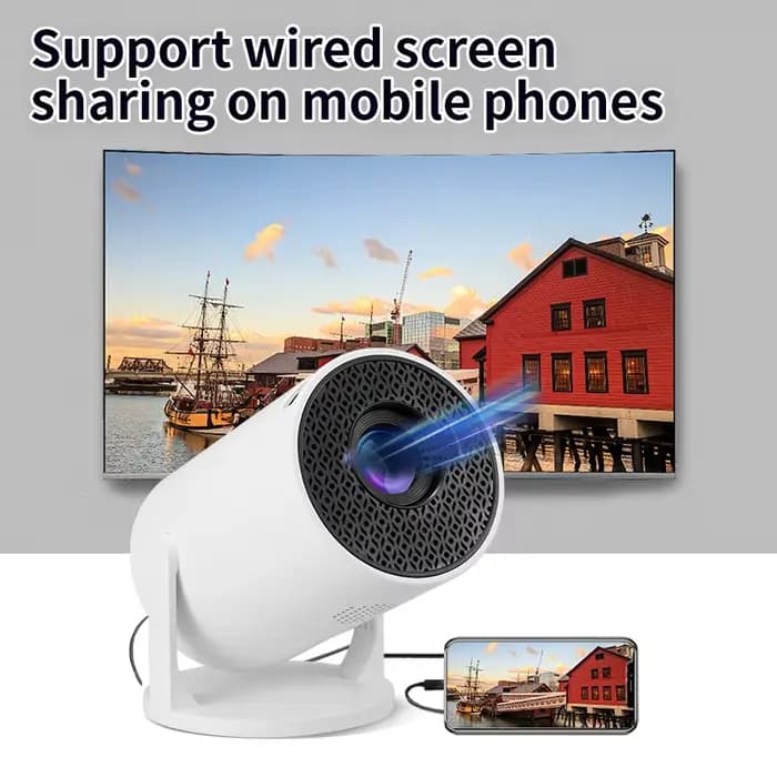 Nouveau projecteur HY300 2026 avec WiFi6 et BT5.0